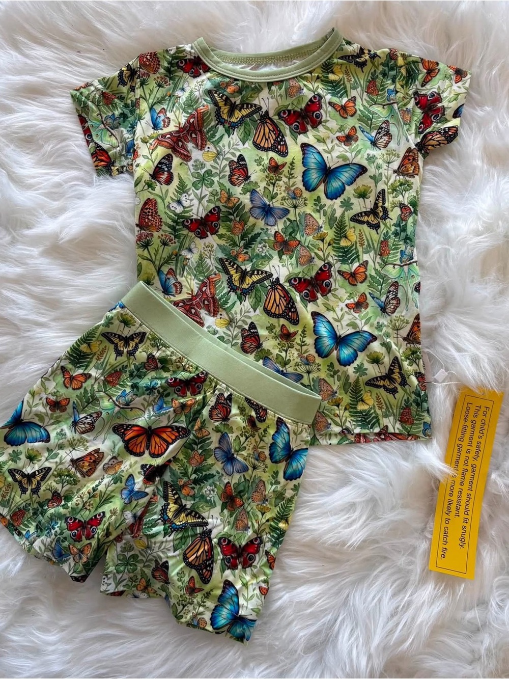 Bamboo Butterfly Pajama Set